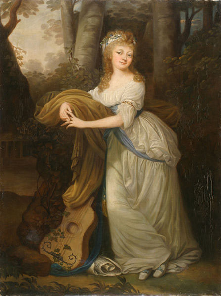 Portrait of Krystyna Magdalena Radziwill daughter of Michal Hieronim Radziwill